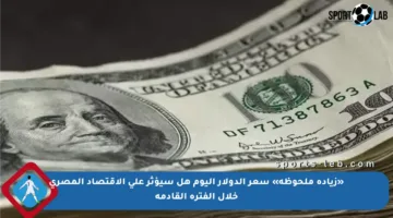 «زيادة ملحوظة» سعر الدولار اليوم هل سيؤثر على الاقتصاد المصري خلال الفترة القادمة